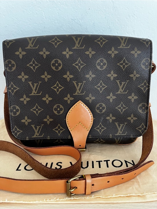 Louis Vuitton Handbags - Louis Vuitton Monogram Cartouchiere Crossbody GM 1993